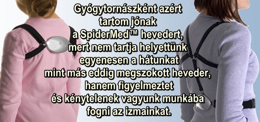 Miért a SpiderMED, aktiv tartásjavító?